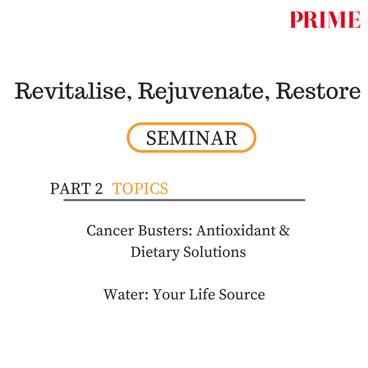 Revitalise Rejuvenate Restore Seminar PART 2