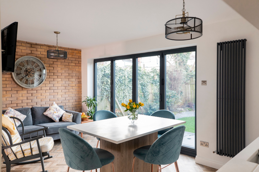 Modern Singapore home makeover with space-saving dining area and natural lighting