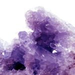 - amethyst semigem geode crystals geological mineral isolated