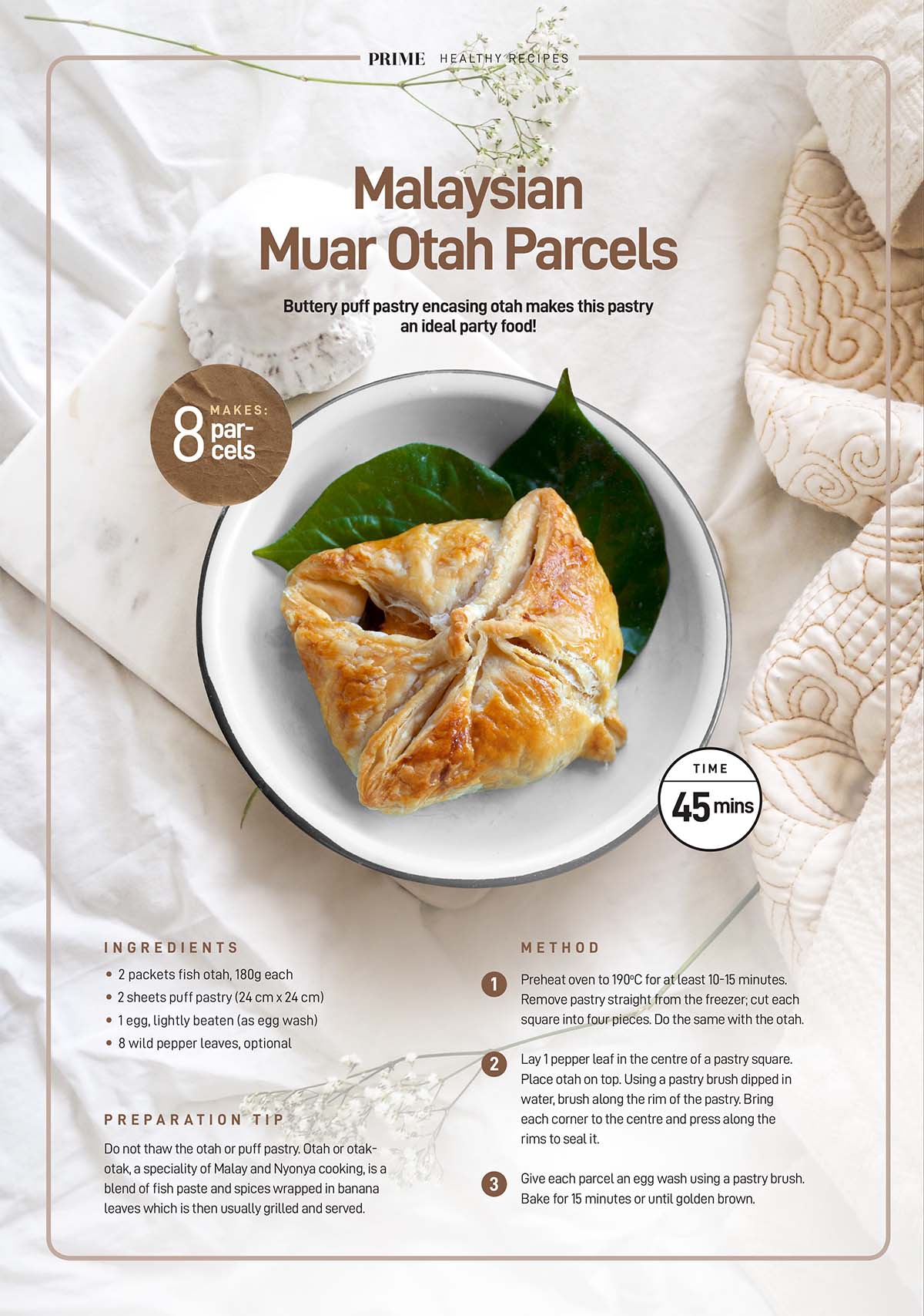 Malaysian Muar Otah Parcels - Prime Magazine