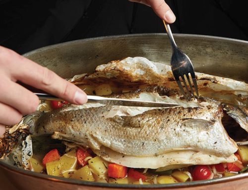 Baked Sea Bass