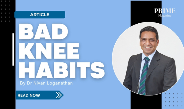 Dr Nivan Loganathan discussing bad knee habits that worsen joint pain