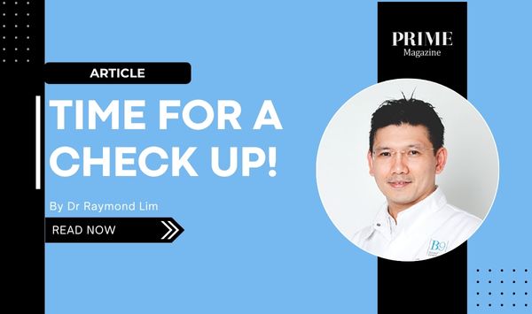 Dr Raymond Lim reminding parents it's time for a children's dental check-up