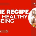 Prime Magazine article banner titled 'The Recipe to Healthy Ageing' with an elderly couple happily cooking together in a bright kitchen