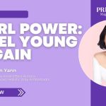 A promotional banner for Prime Magazine’s article “Girl Power: Feel Young Again” featuring Yeo Yann Yann. The design includes bold purple text, a “Read Now” button, and Yeo Yann Yann’s portrait. The article highlights Holistic Way Bio-NMN Women 400mg, a supplement supporting women’s energy, vitality, and youthful wellness