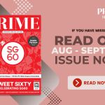 Prime Magazine Aug Sep 2025 SG60 Sweet Sixty cover featuring healthy ageing and midlife wellness