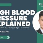 Video banner featuring Dr. John Wang with text ‘High Blood Pressure Explained: Causes, Risks & Cutting-Edge Treatment,’ Prime Magazine branding.
