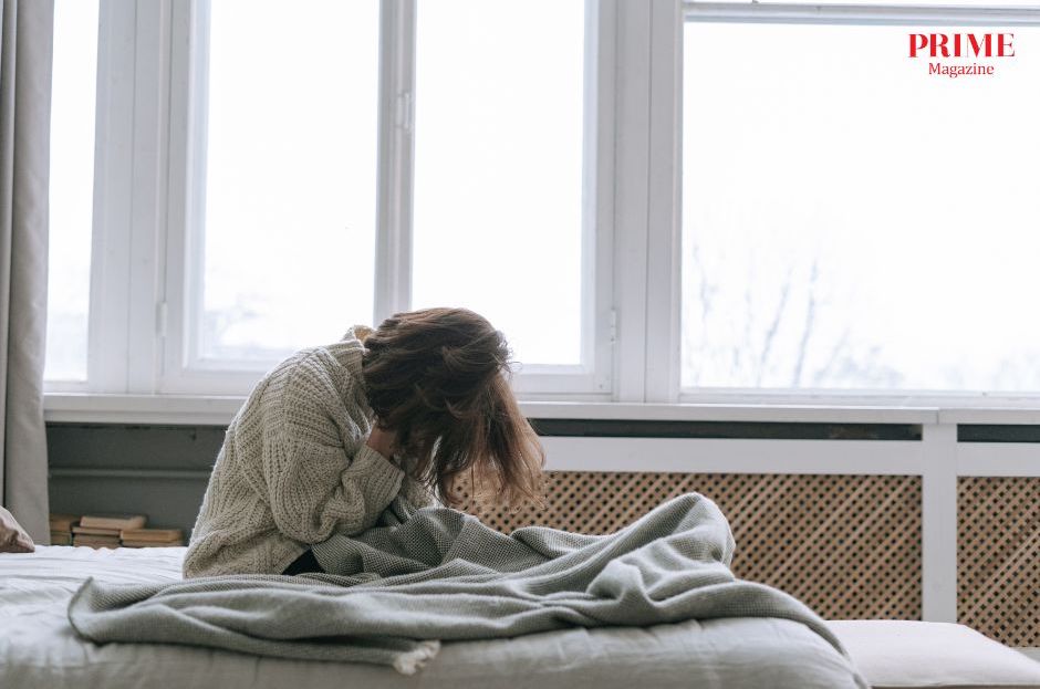 Woman experiencing burnout and emotional fatigue