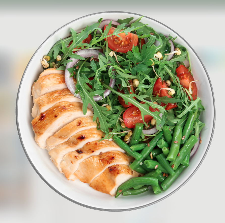 A balanced diet rich in vegetables and protein supports energy levels and overall health, helping the body cope with stress and fatigue.