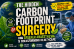 Anaesthetist caring for a patient during surgery, illustrating how greener anaesthesia supports sustainable healthcare and reduces the environmental impact of surgical procedures.