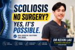 Dr Kevin Lau explaining non-surgical scoliosis treatment options, including early detection, bracing, rehabilitation and long-term monitoring for scoliosis management.
