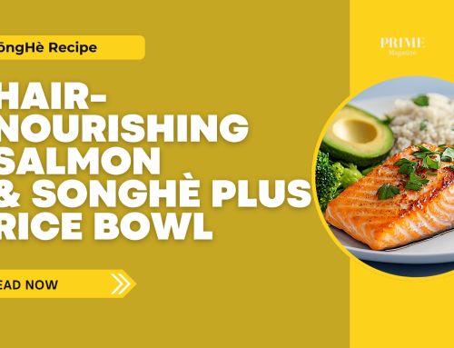 Hair- Nourishing Salmon & SōnġHè Plus Rice Bowl Recipe